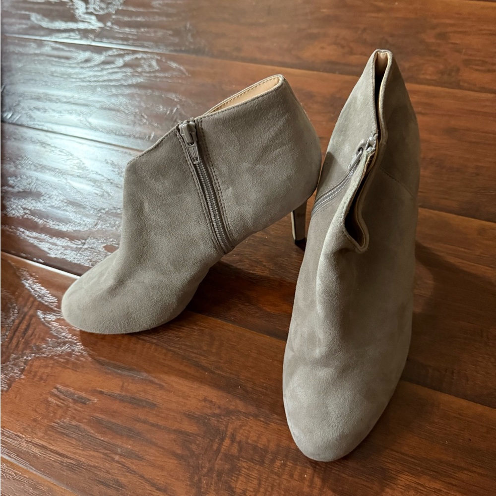 Sole Society Taupe Ankle Booties